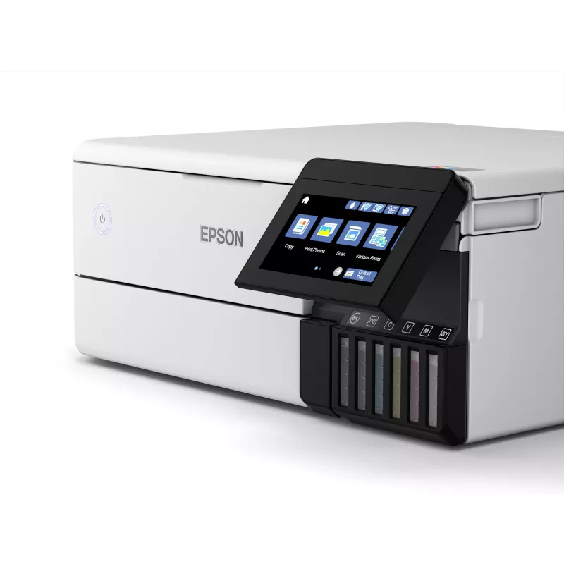 Daudzfunkciju tintes printeris Epson EcoTank L8160 — Krāsu drukāšana, 5760x1440 DPI, 32 lpp/min, A4, Wi‑Fi, Duplekss