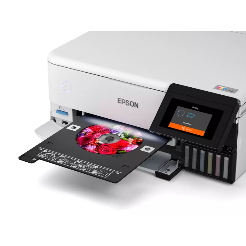 Daudzfunkciju tintes printeris Epson EcoTank L8160 — Krāsu drukāšana, 5760x1440 DPI, 32 lpp/min, A4, Wi‑Fi, Duplekss