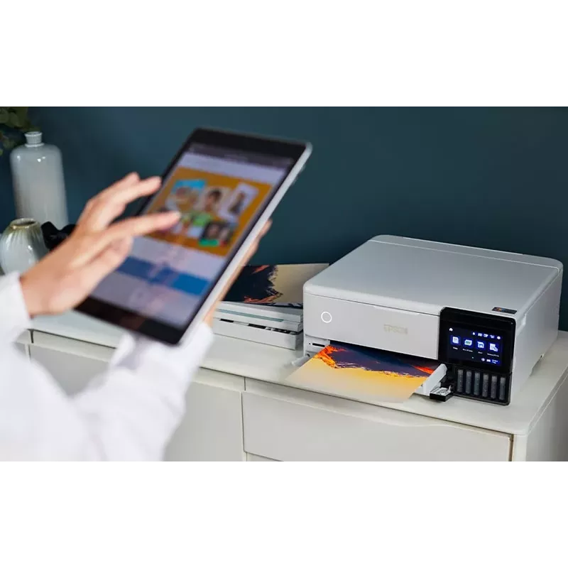 Daudzfunkciju tintes printeris Epson EcoTank L8160 — Krāsu drukāšana, 5760x1440 DPI, 32 lpp/min, A4, Wi‑Fi, Duplekss