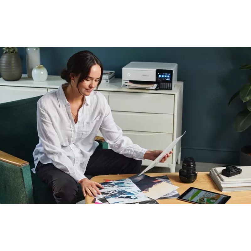 Daudzfunkciju tintes printeris Epson EcoTank L8160 — Krāsu drukāšana, 5760x1440 DPI, 32 lpp/min, A4, Wi‑Fi, Duplekss