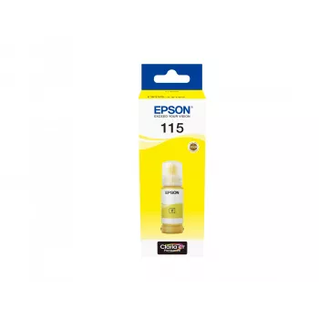 Epson 115 ECOTANK dzeltenā tintes pudele C13T07D44A