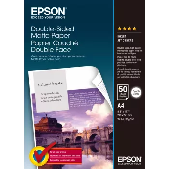 Epson Double Sided Matte Paper A4 50 loksnes