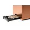 Toasteris Bosch TAT4P429, 2 šķēles, 970 W, melns/brūns, kompakts nerūsējošais tērauds