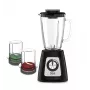 Galda blenderis Tefal BlendForce II BL4388 — 800 W, 1,25 L stikla trauks, ledus drupināšana, melns/brushed steel