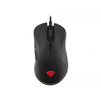 GENESIS Krypton 200 Gaming pele, optiska, 6400 DPI, USB-A, melna