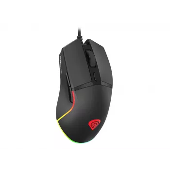 GENESIS Krypton 220 peles Gaming, optiskā, 6400 DPI, USB-A, melna