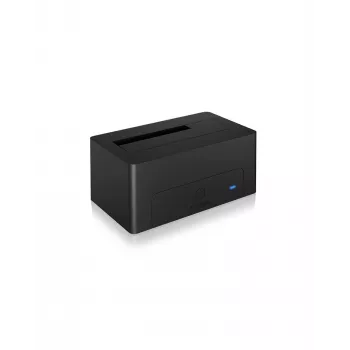 ICY BOX IB-1121-C31 USB 3.2 Gen 2 (3.1 Gen 2) Type-C doku stacija, antracīta/melna