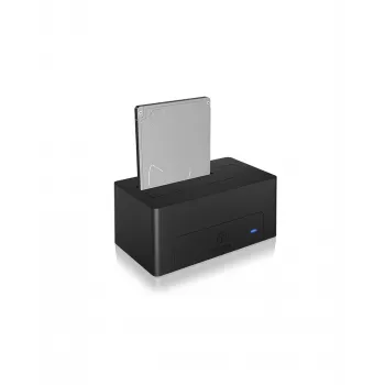 ICY BOX IB-1121-C31 USB 3.2 Gen 2 (3.1 Gen 2) Type-C doku stacija, antracīta/melna