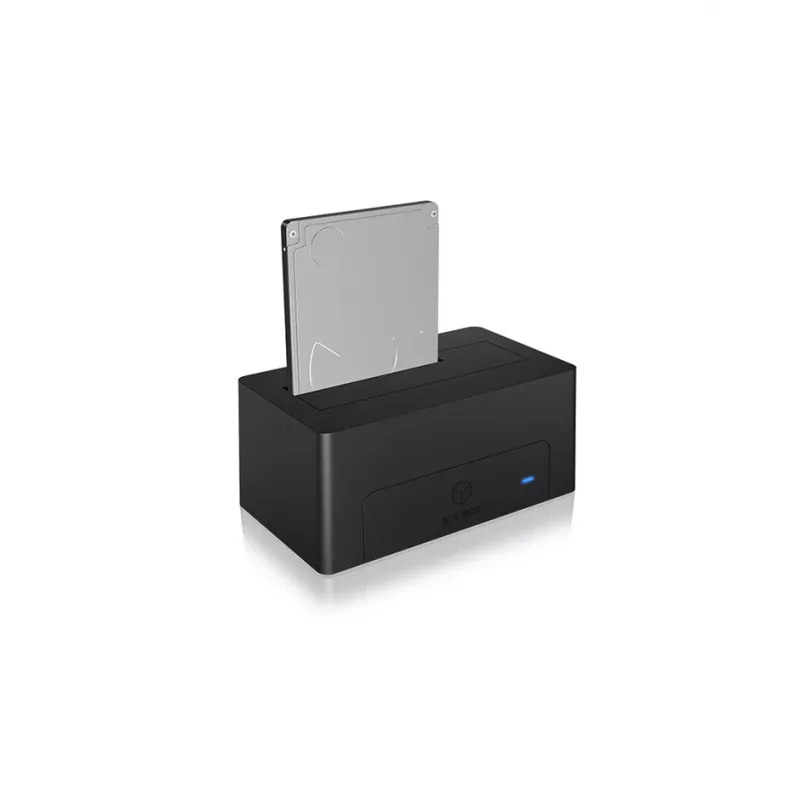 ICY BOX IB-1121-C31 USB 3.2 Gen 2 (3.1 Gen 2) Type-C doku stacija, antracīta/melna