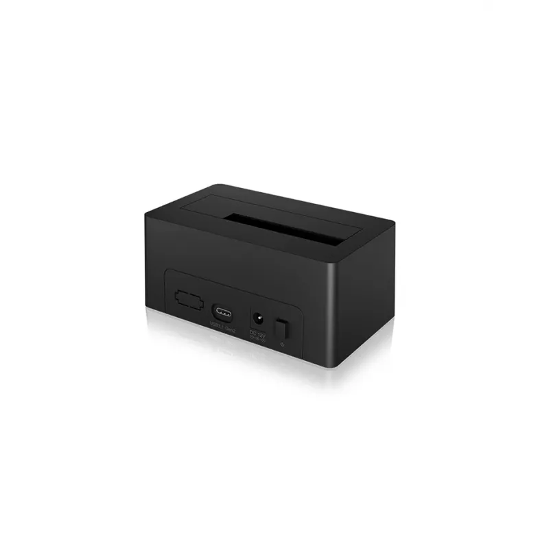 ICY BOX IB-1121-C31 USB 3.2 Gen 2 (3.1 Gen 2) Type-C doku stacija, antracīta/melna