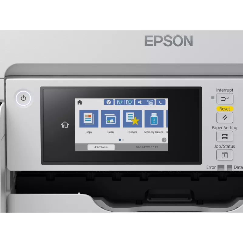 Daudzfunkciju ierīce Epson M15180 — tintes melnbalts printeris, 4800x1200 DPI, krāsu skenēšana 1200x1200, A4, Wi‑Fi, Ethernet, duplekss