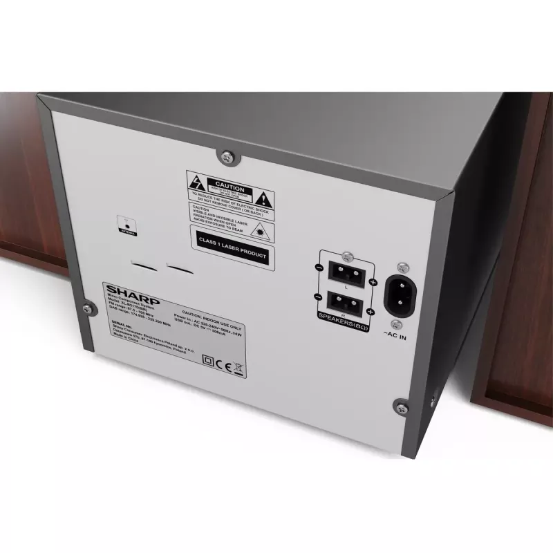 Sharp XL-B517D Mikro audio sistēma 45 W Brūna