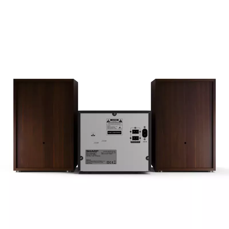 Sharp XL-B517D Mikro audio sistēma 45 W Brūna