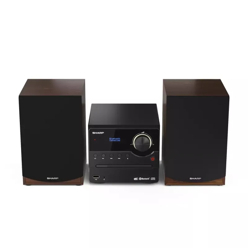 Sharp XL-B517D Mikro audio sistēma 45 W Brūna