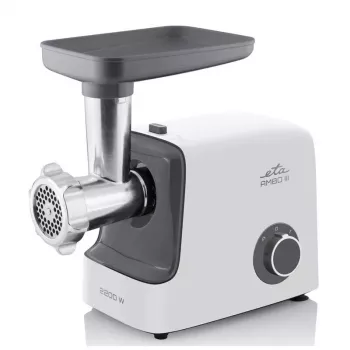 Gaļas maļamā mašīna ETA ETA507590000, 2200 W, 2.3 kg/min, pelēka/balta