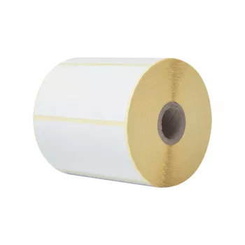 Brother BDE-1J050102-102 pašlīmējošās etiķetes, baltas, 102x50 mm, 1050 gab./rullī, 8 ruļļi iepakojumā