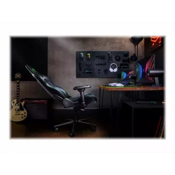 Spēļu krēsls Razer Enki ar polsterētu sēdekli Melns, 136 kg, 670x680x1380 mm
