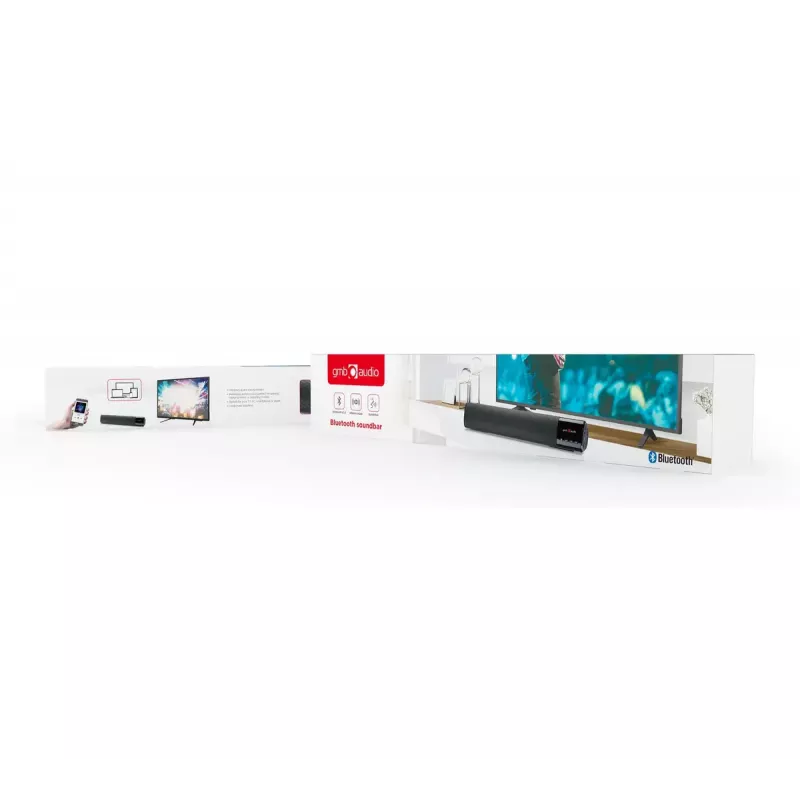 Pārnēsājams stereo skaļrunis Gembird SPK-BT-BAR400-01