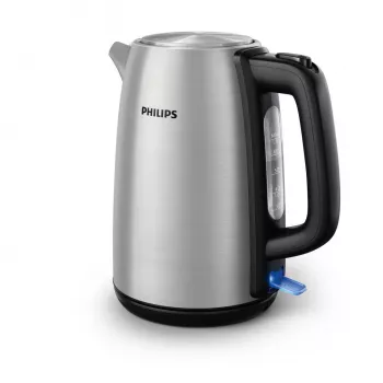 Philips Viva Collection HD9351/90 Tējkanna, 1.7 L, 2020 W, Metāls, Ūdens līmeņa indikators, Bezvadu, Filtrēšana
