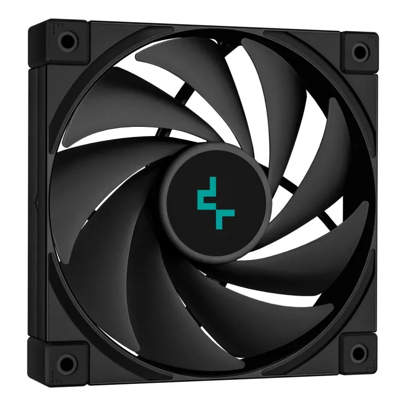 Dzesētājs DeepCool AK620 12 cm, divi 120 mm ventilatori, 6 siltuma caurules, TDP 260 W, PWM, FDB, augstums 160 mm, melns
