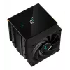 Dzesētājs DeepCool AK620 12 cm, divi 120 mm ventilatori, 6 siltuma caurules, TDP 260 W, PWM, FDB, augstums 160 mm, melns