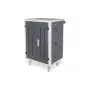 DIGITUS uzlādes ratiņi 30 vietām, 15.6 collas, melns 1100 x 700 x 650 mm, ar USB, PDU, ventilatoru