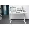 DIGITUS elektriski regulējams augstuma galds 120x60x12cm balts ar USB