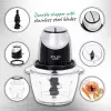 Elektriskais virtuves kombains Adler AD 4082, 1,2 L stikla bļoda, 300 W, 2 ātrumi, pulse, nerūsējošā tērauda asmeņi