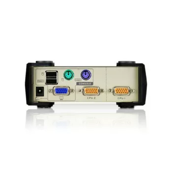 ATEN CS82U 2-portu USB/PS/2 VGA KVM slēdzis (ar kabeļiem), 2048x1536, QXGA, 0.72 W, gaiši pelēks