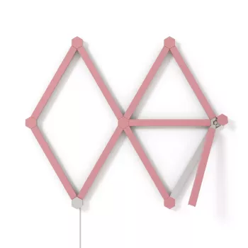 Nanoleaf Skins pārsegu komplekts matēti rozā 9 gab.