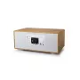 Personālais radio Muse M-695 DBTW — DAB/DAB+/FM digitālais uztvērējs, 2,8 collu TFT, 60W RMS, AC/DC, koks/balts
