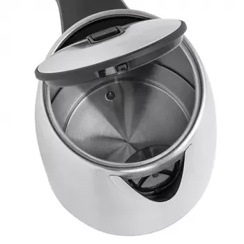 Elektriskā tējkanna Adler AD 1340 1.7 L 2200 W Melna Sudraba