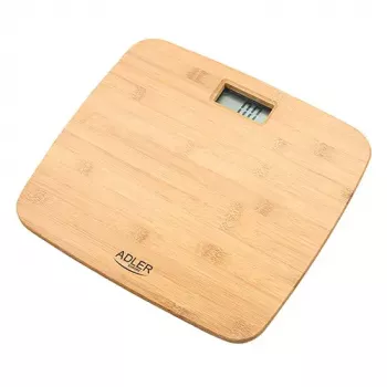 Elektroniskie personīgie svari Adler AD 8173 ar bambusa platformu