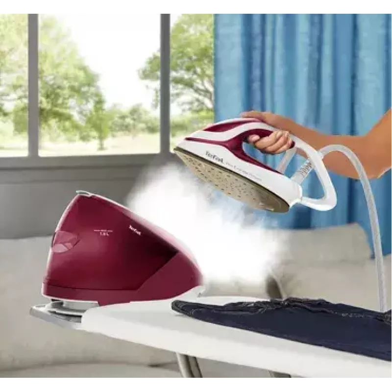 Tefal GV9220 tvaika gludināšanas stacija 2600 W Durilium AirGlide Autoclean zole Burgundija, Balta