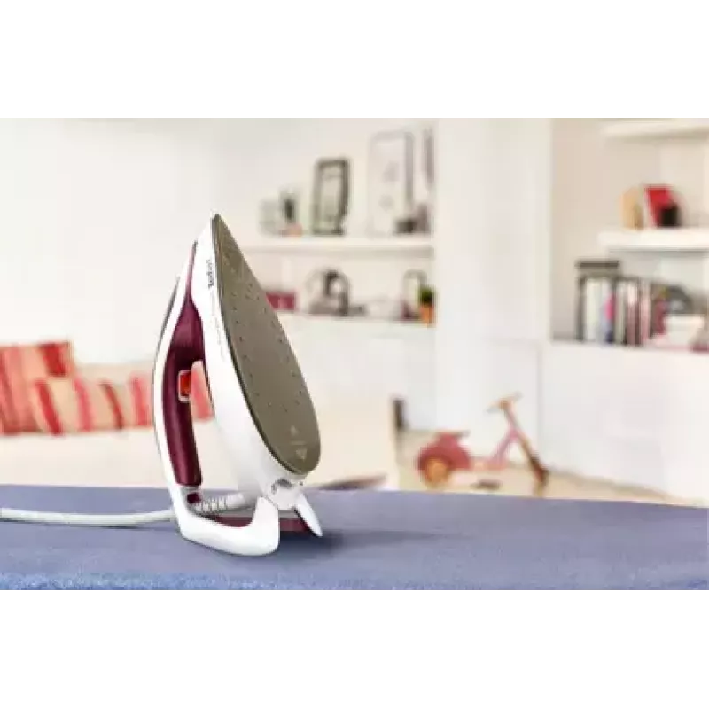 Tefal GV9220 tvaika gludināšanas stacija 2600 W Durilium AirGlide Autoclean zole Burgundija, Balta