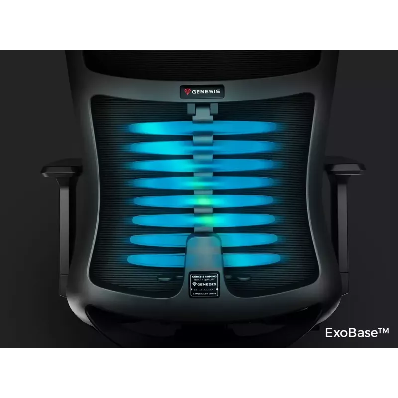 Spēļu krēsls GENESIS Astat 200 Mesh sēdeklis Melns 120 kg