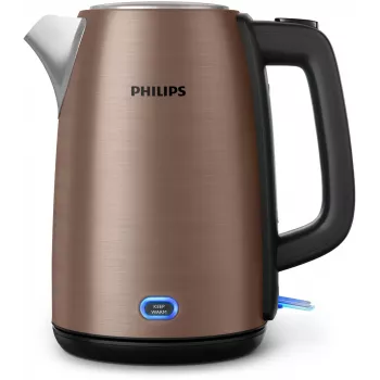 Philips Viva Collection HD9355/92 elektriskā tējkanna 1.7 L 1900 W Melna, Varš