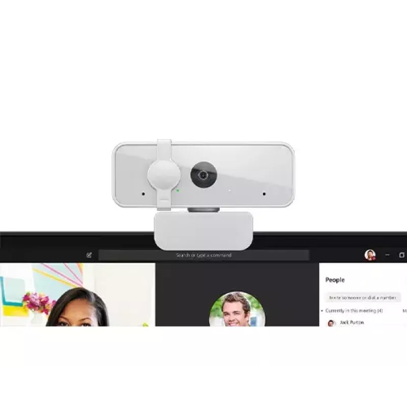 Lenovo GXC1E71383 tīmekļa kamera 2,8 MP 1920 x 1080 pikseļi USB balta