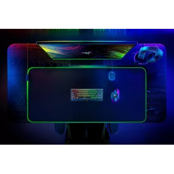 RAZER Goliathus Chroma 3XL - Mīksts spēļu peles paliktnis ar Chroma RGB apgaismojumu - Melns