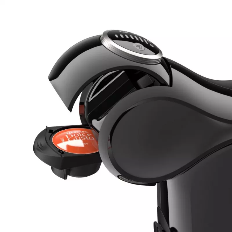 Kapsulu kafijas automāts De’Longhi Genio S Plus EDG315.B — Dolce Gusto, 0,8 L ūdens tvertne, 15 bāri, galda, melns