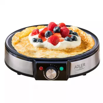Pankūku panna Adler AD 3058 1600 W Melns Nerūsējošais tērauds