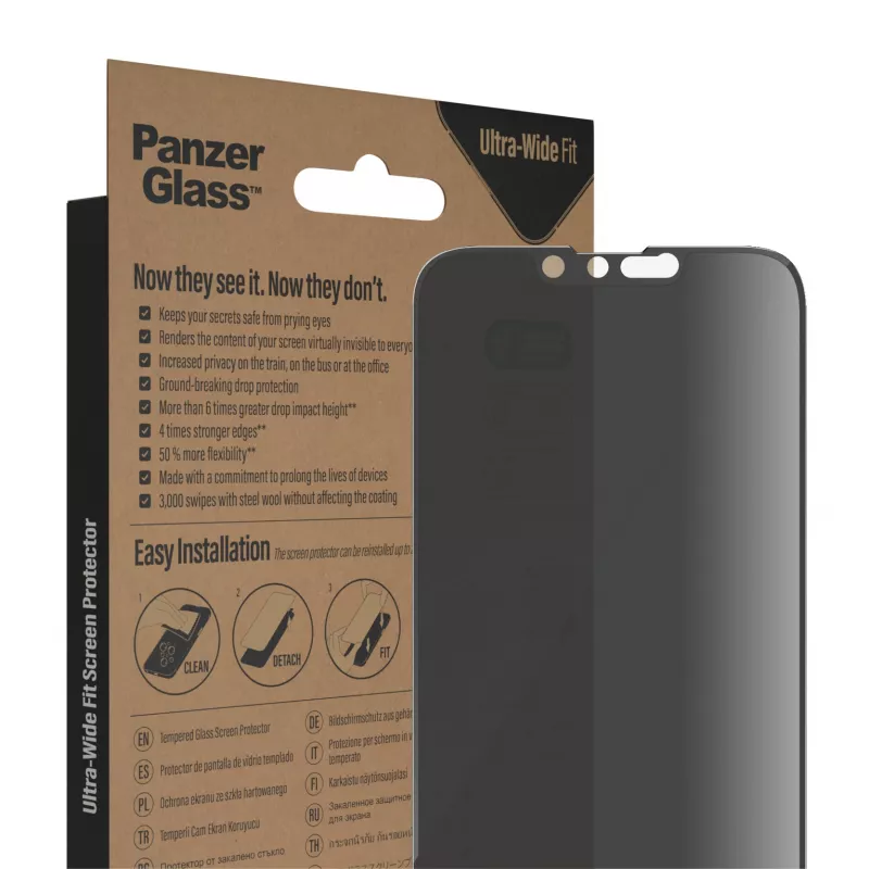 Aizsargstikls ar privātuma filtru PanzerGlass Apple iPhone 14 / 13 / 13 Pro