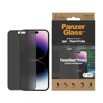 PanzerGlass® Privātuma ekrāna aizsargs iPhone 14 Pro Max | Ultra-Wide Fit