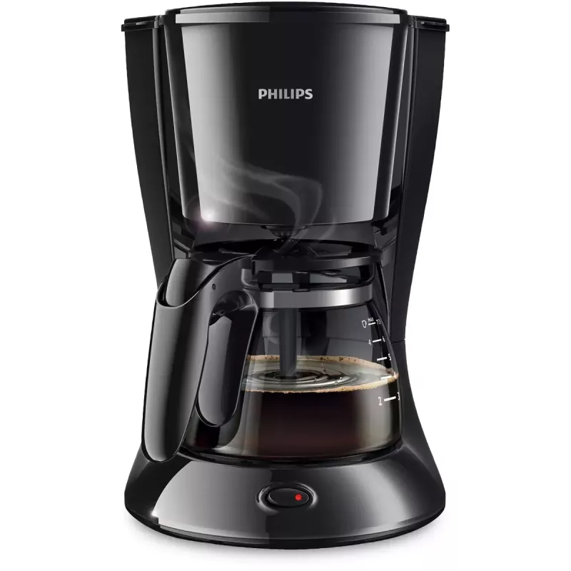 Philips Daily Collection HD7432/20 pilienu kafijas aparāts, 750 W, 0,6 l ūdens tvertne, 2-7 tases, melns