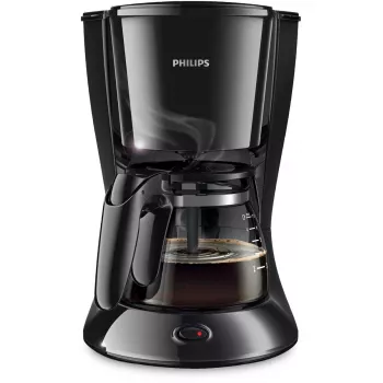 Pilienu kafijas automāts Philips HD7432/20 — 750 W, 1.2 L pagatavošana (0.6 L tvertne), 7 tases, melns