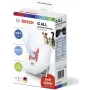 Putekļu maisiņš cilindriskajam putekļsūcējam Bosch BBZAFGALL — 4 iepakojums, balts, 240×75×165 mm, 100 g katrs