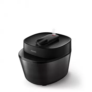 Elektriskā spiediena katls Philips HD2151/40 — 5 L, 1000 W, 34 automātiskās programmas, melns