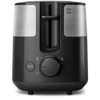 Philips Daily Collection HD2517/90 tosteris 8 2 sloti 900 W Melns, Sudrabs