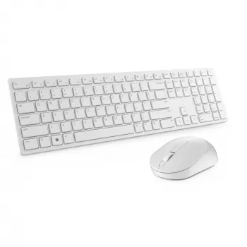 Bezvadu tastatūras un peles komplekts Dell KM5221W Pro Balts 2.4 GHz