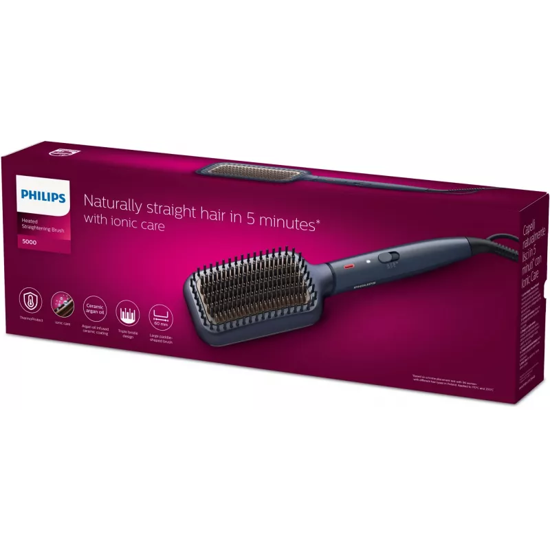 Philips 5000 Series BHH885/00 matu taisnošanas suka, zila